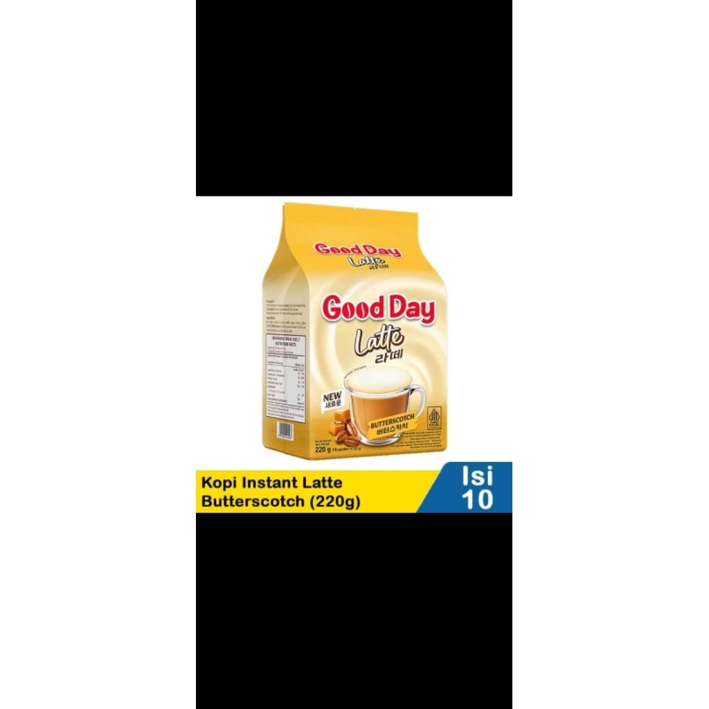 

Good day latte Butterscotch 10 sachet