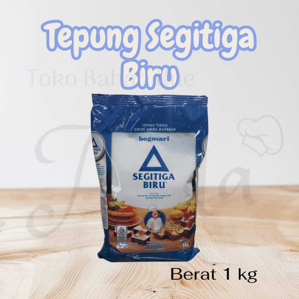 

Tepung Terigu segitiga biru 1kg / tepung Protein sedang