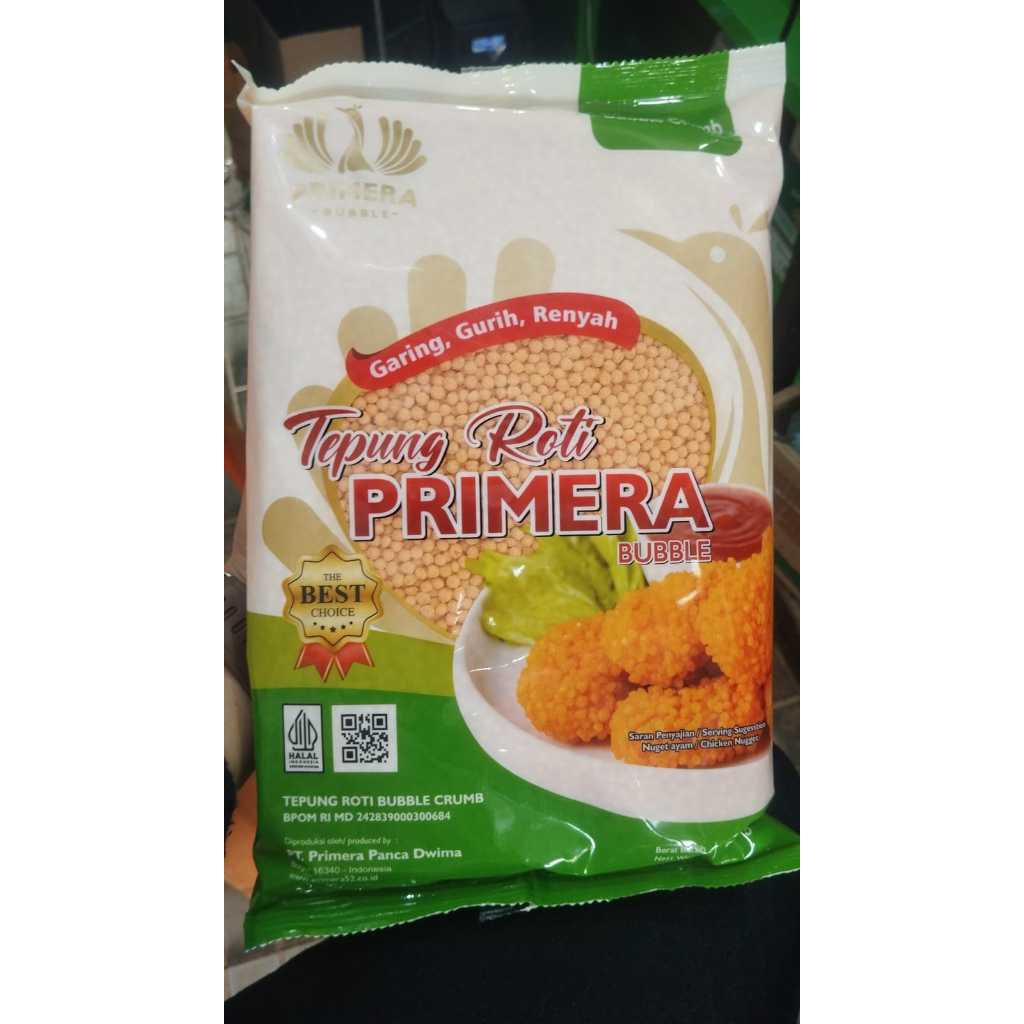 

Tepung Roti Primera Bubble Crumb Orange 200gram