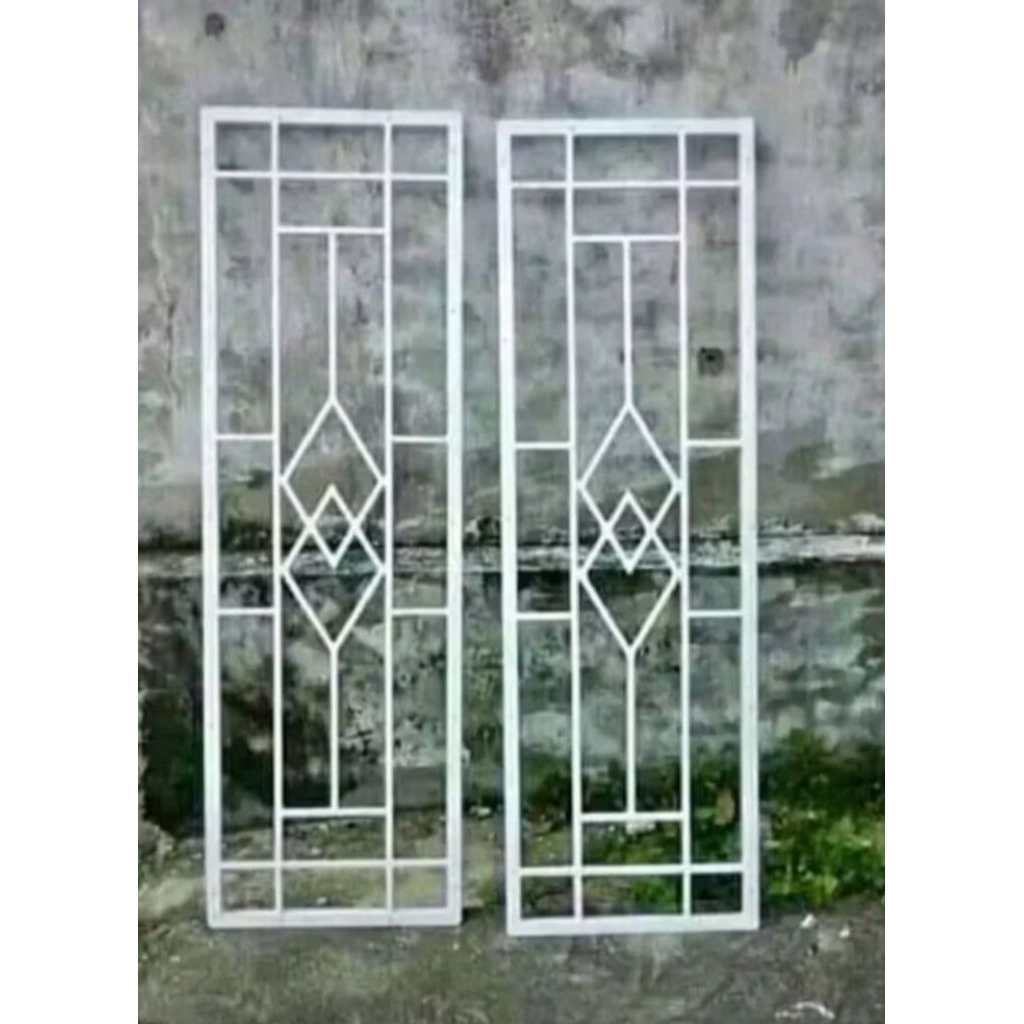 teralis jendela minimalis wajikan