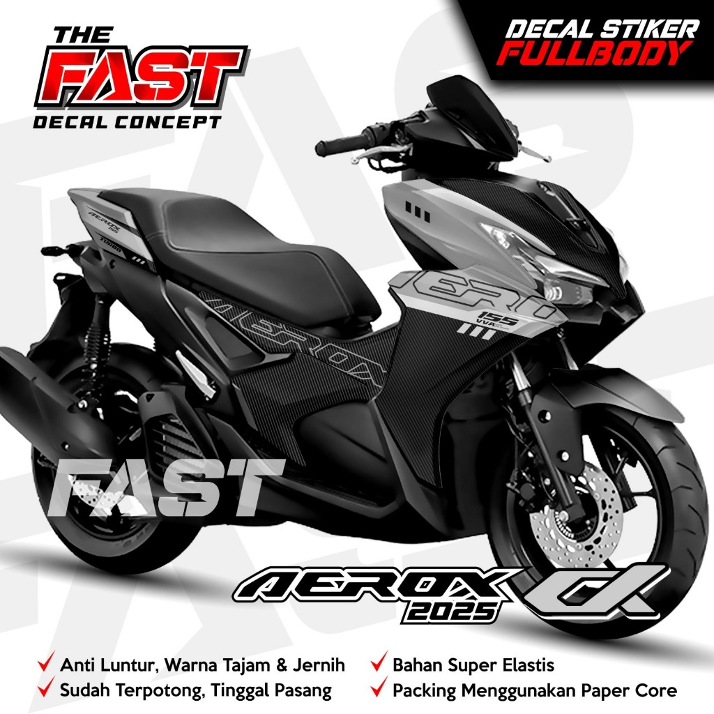 STICKER DECAL AEROX ALPHA 2025 FULL BODY MOTIF RACING CAR STRIPING DECAL AEROX ALPHA 2025 FULL BODY