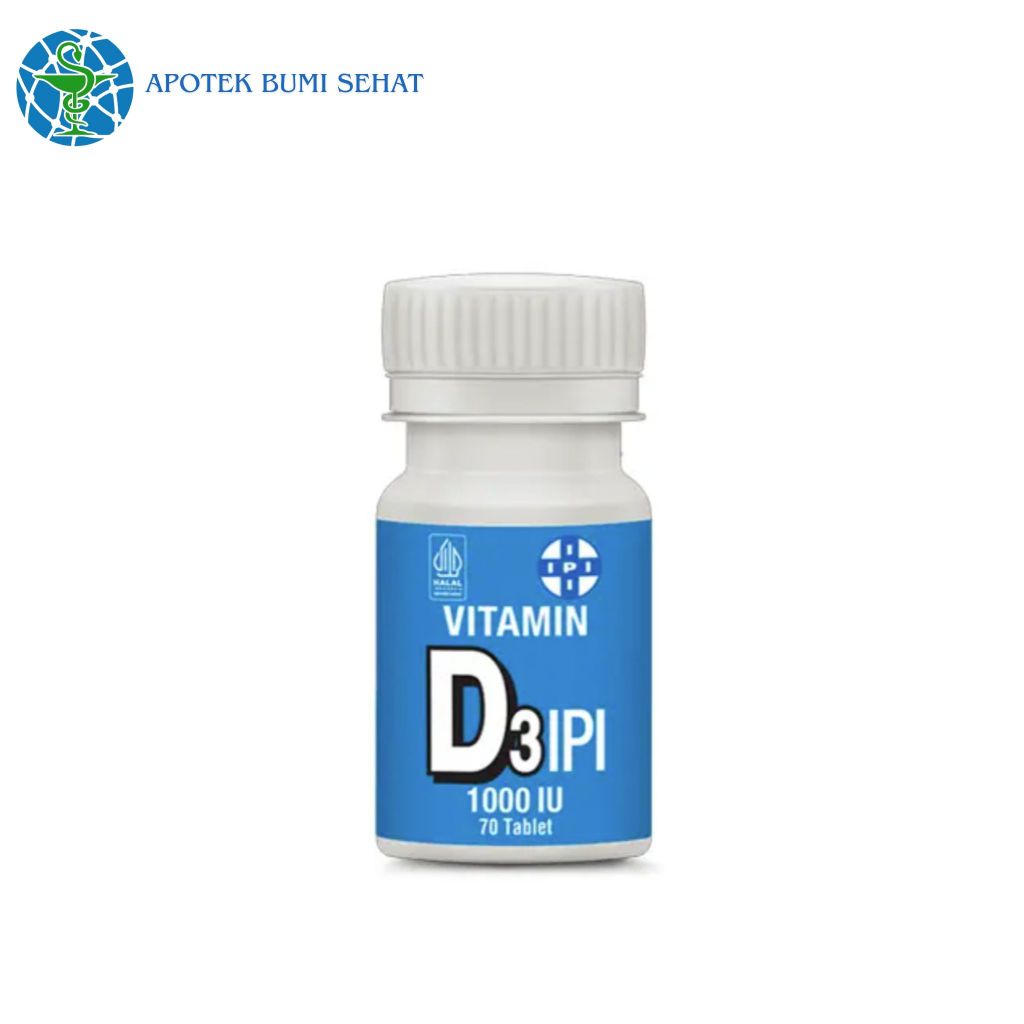 Vitamin D3 1000 IU IPI 70 Tablet