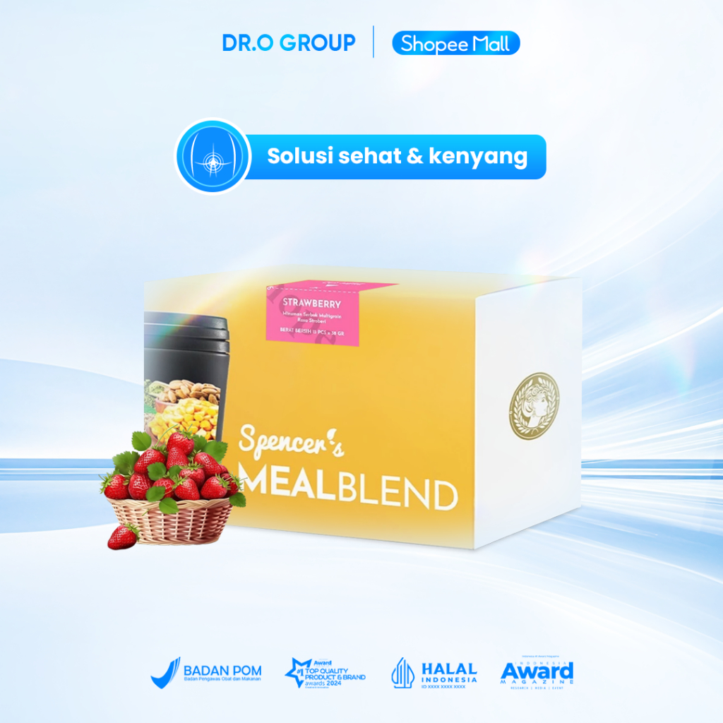 

Spencer's MealBlend (1 Box Strawberry) - Minuman Sehat untuk Menurunkan Berat Badan