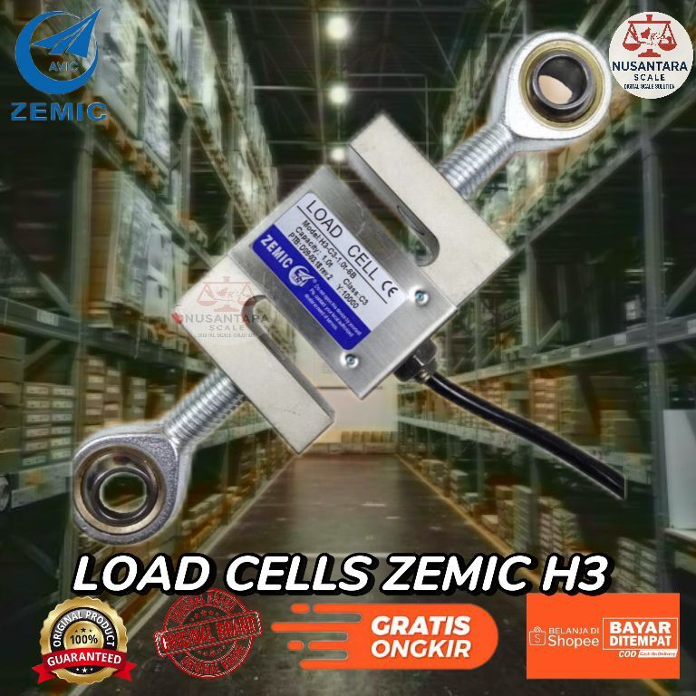 Load cell Zemic H3 2ton / load cell S 2ton / load cell tension 2ton