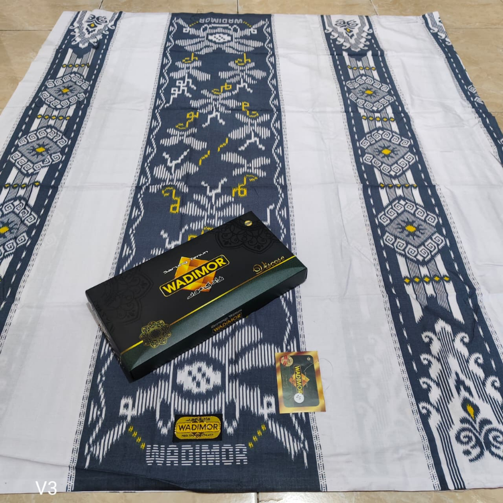 SARUNG WADIMOR VISCOSE PUTIH | WADIMOR BATIK JAWA