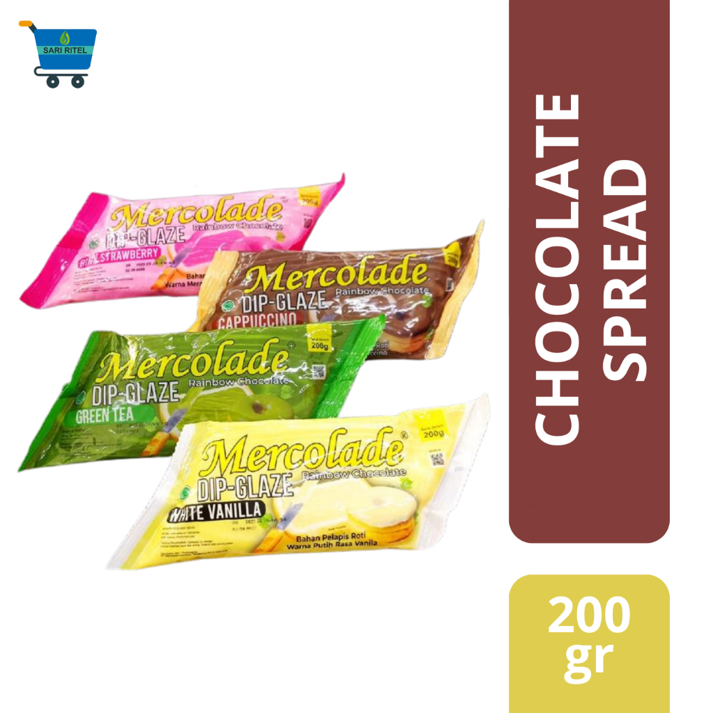 

MERCOLADE Dip Glaze 200gr / Selai Cokelat / Chocolate Spread