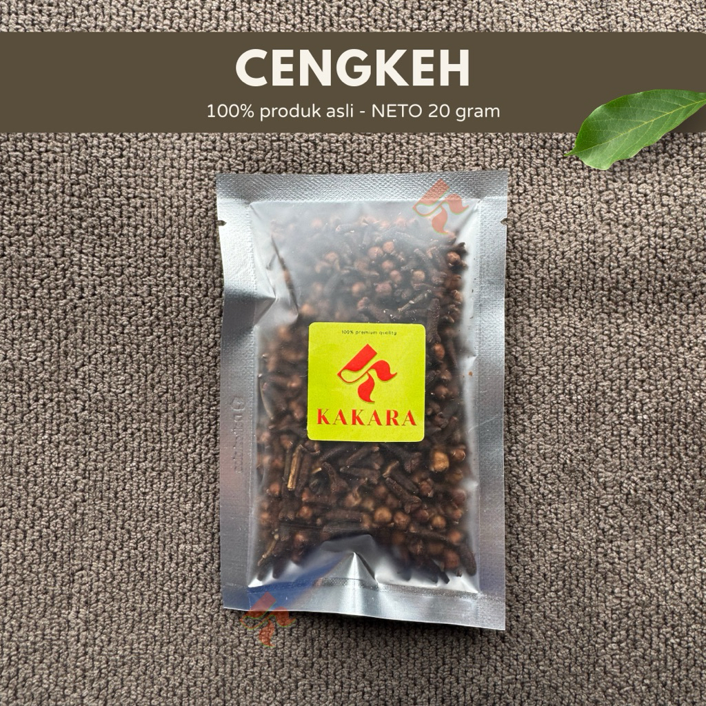 

KAKARA - Cengkeh / Cloves 20 gram bumbu dapur bumbu masak kemasan kecil bumbu masak kemasan kecil