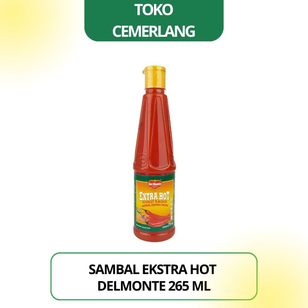 

Saus Sambal Ekstra Hot Pedas Del Monte 265 ml