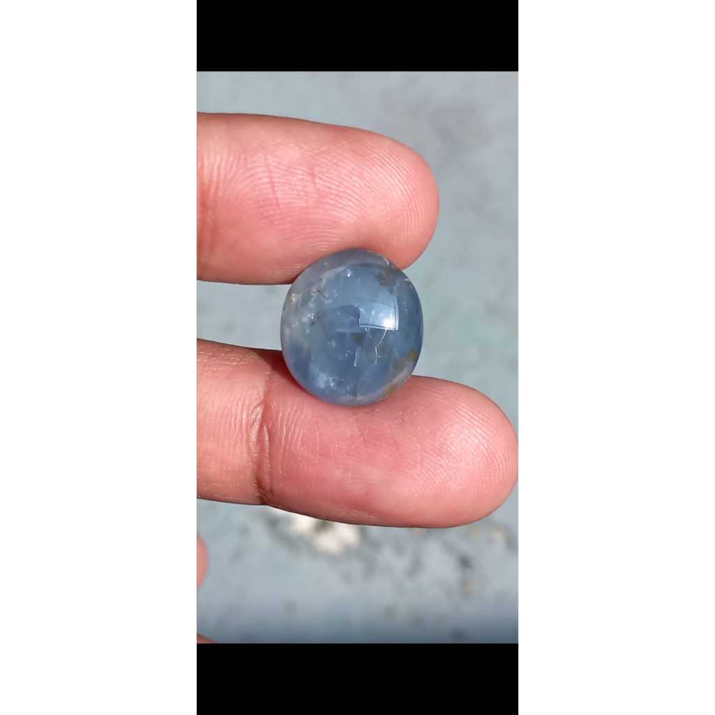 blue safir Burma kristal murah pol