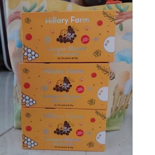 

HILLARY FARM LONGAN HONEY RAW HONEY ISI 10 SACHET @10G