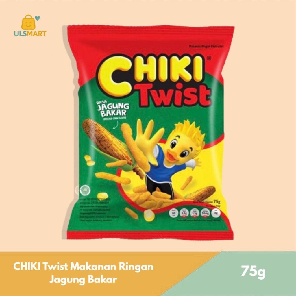 

CHIKI Twist Makanan Ringan Jagung Bakar 75 g