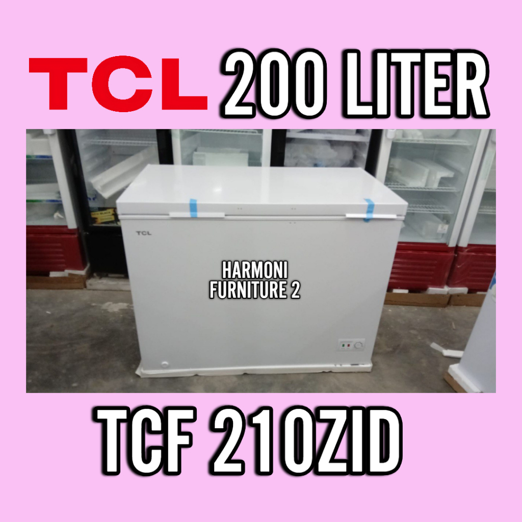 CHEST FREEZER TCL 200 LITER TCF 210ZID/YID FREEZER BOX TCL 200 LITER / LEMARI PEMBEKU ES BATU DAGING