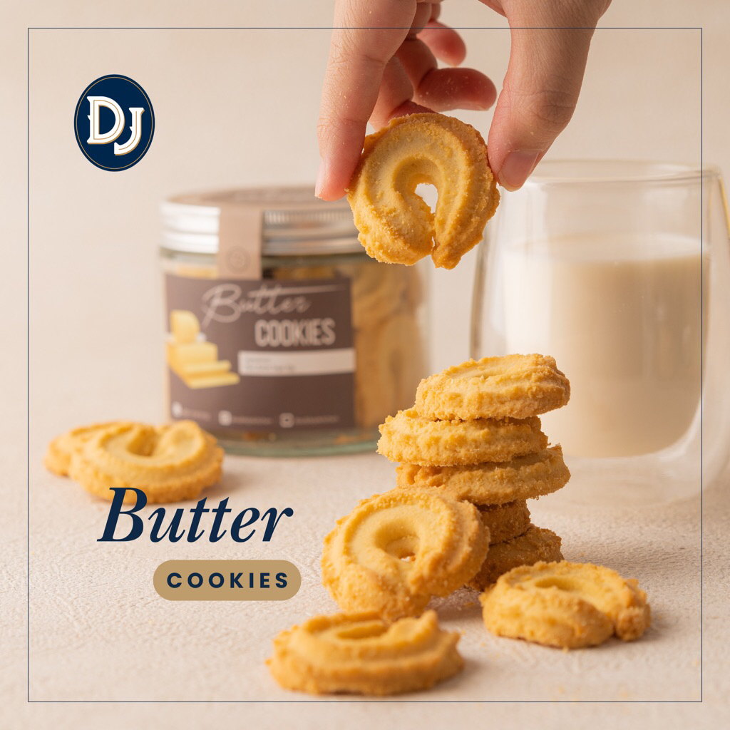 

Butter Cookies (Kecil 400ml)/Kue Kering Klasik Butter Cookies