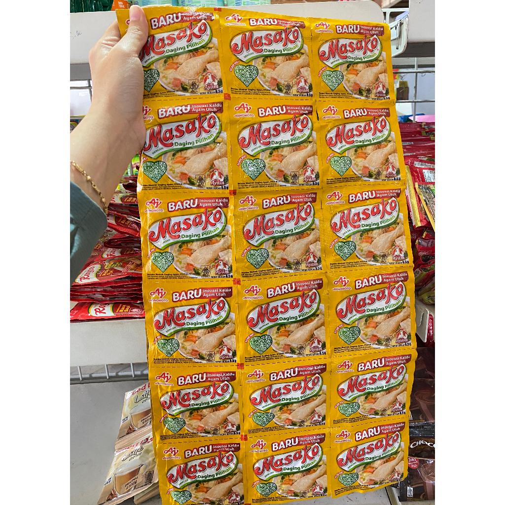 

(36 SACHET) Masako Ayam Penyedap Rasa 8.5 Gr - HARGA GROSIR