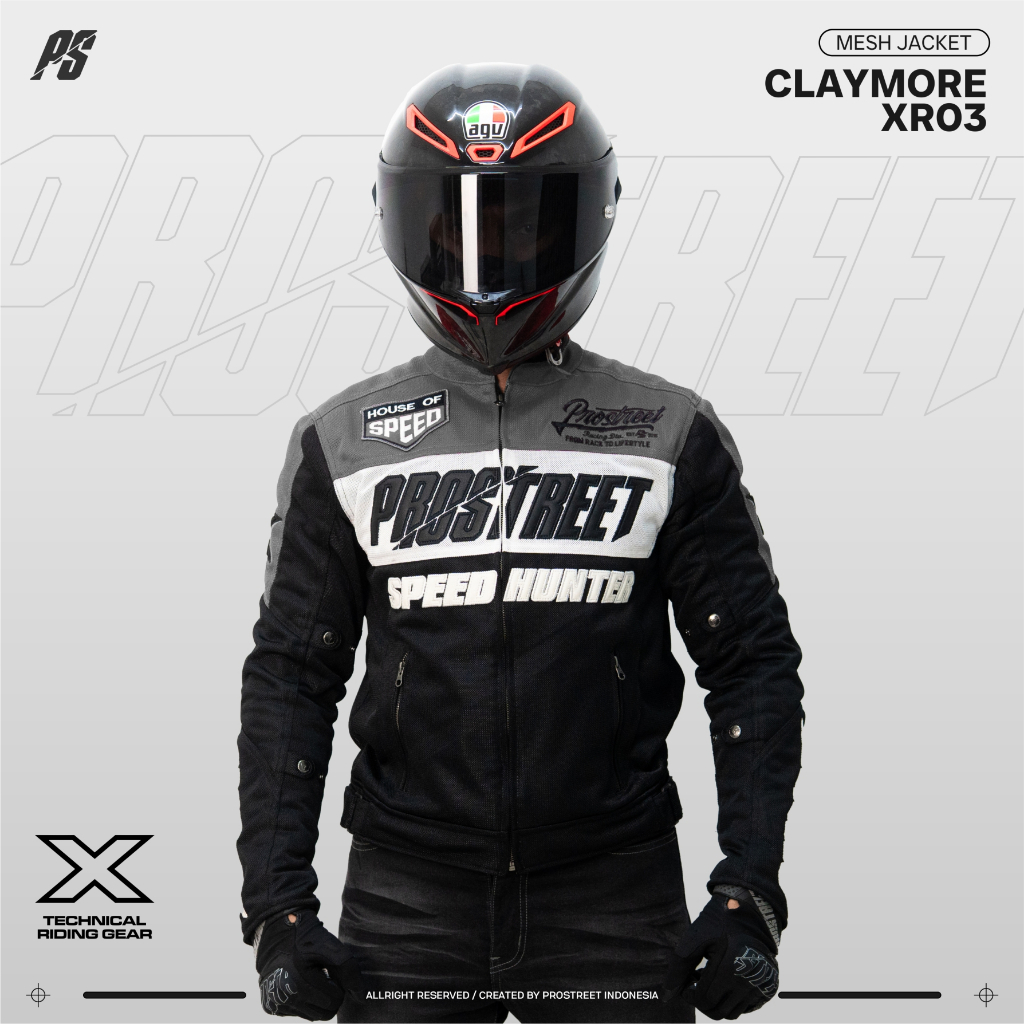 Jaket Motor Mesh Prostreet Claymore XR03