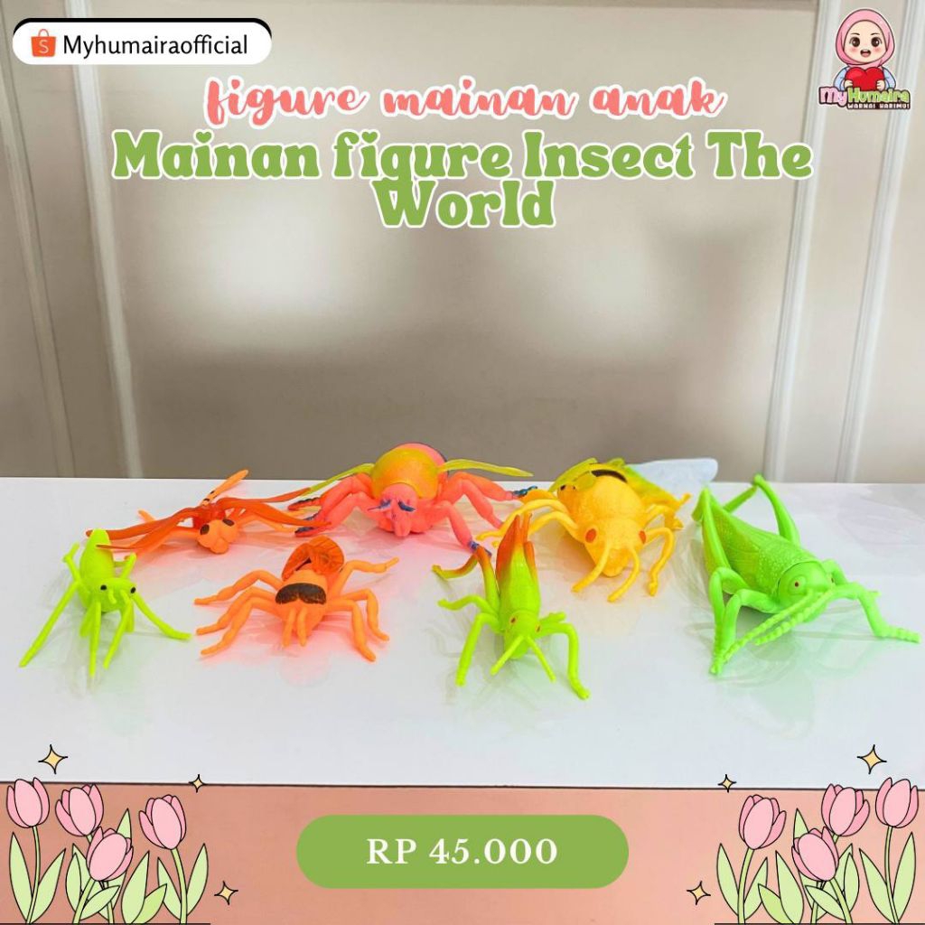 [TENGGARONG] MAINAN ANAK HEWAN INSECT THE WORLD