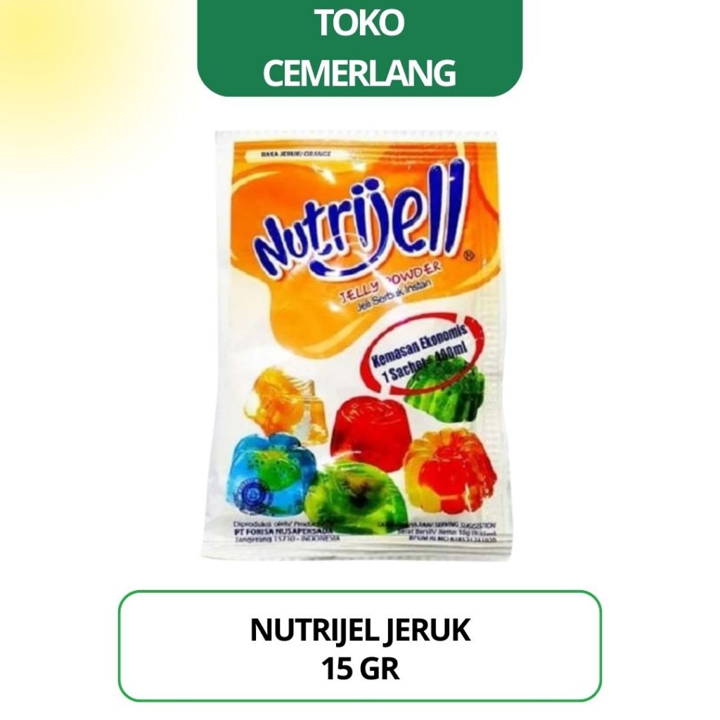 

Nutrijell Jeruk 15 gr isi 12 pcs