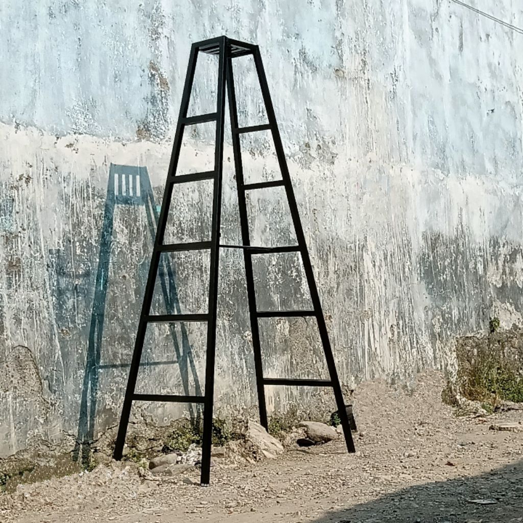 Tangga lipat besi holow4x4 3 meter