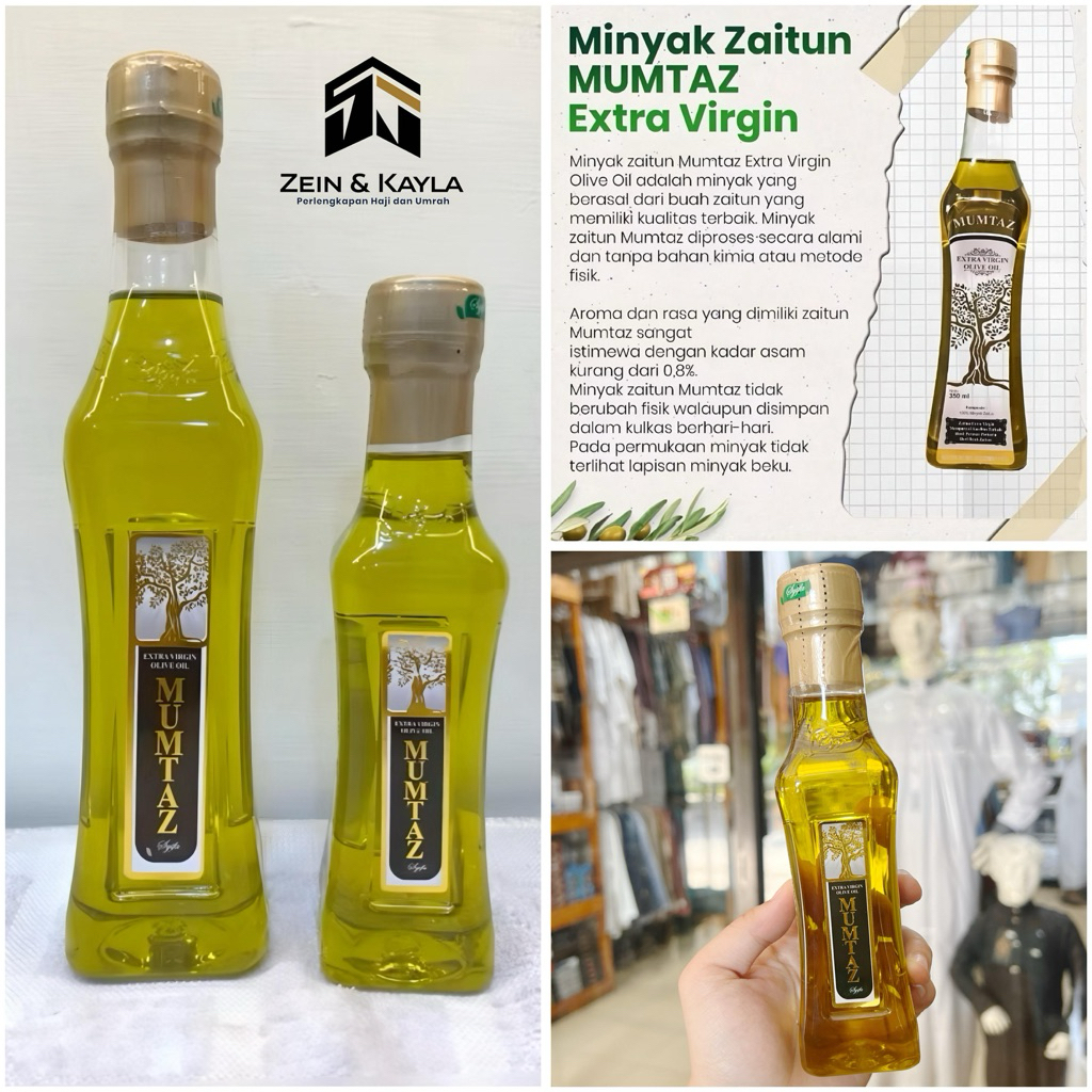 

MUMTAZ Minyak Zaitun Mumtaz Extra Virgin Olive Asli 175ml & 350ml