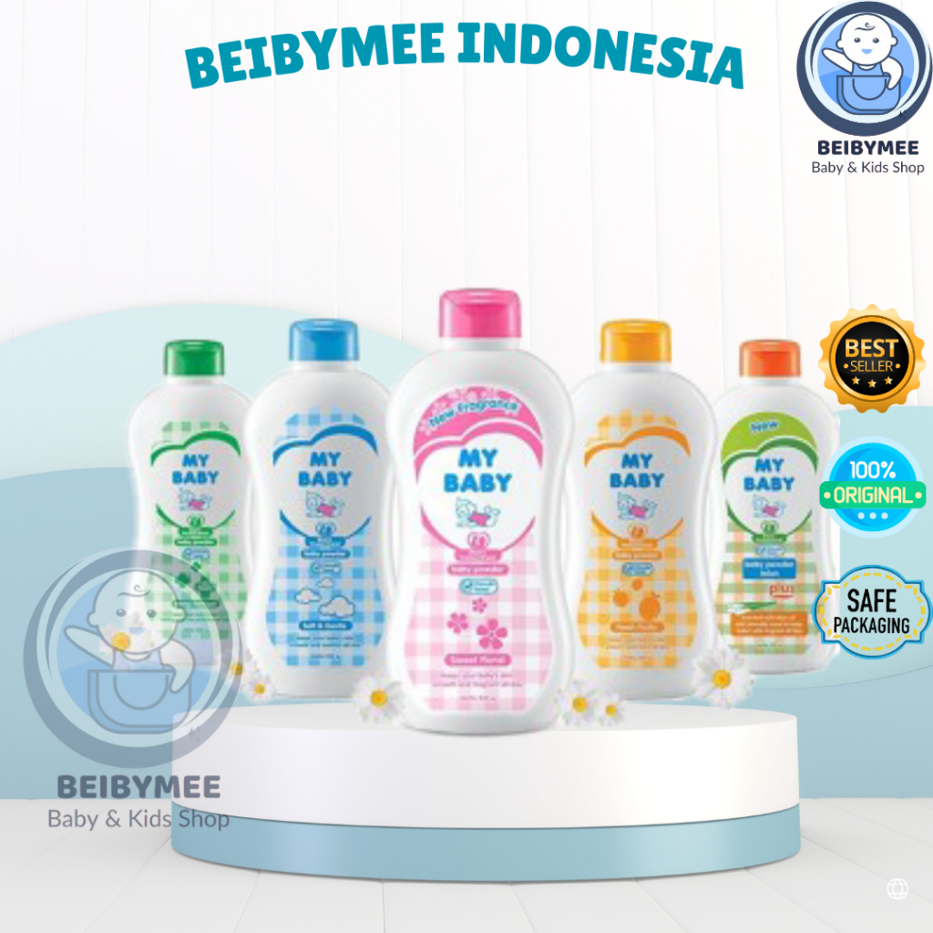 Beibymee My Baby Powder  - My Baby Bedak Bayi -Bedak Bayi Wangi