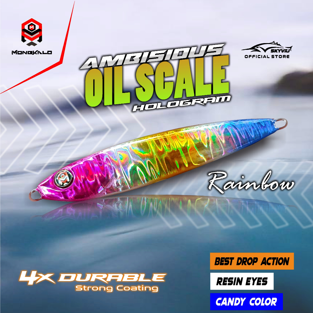 Mongkalo Ambisious Minyak noGID noMotif Candy 100 Rainbow