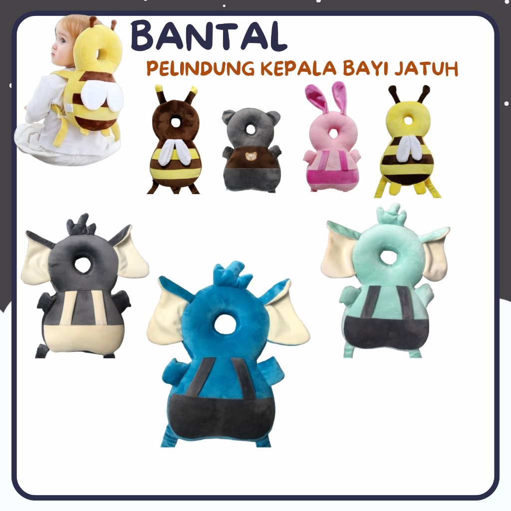 BANTAL PELINDUNG KEPALA BAYI-PELINDUNG KEPALA BAYI ANAK JATUH BELAJAR BERJALAN DAN MERANGKAK
