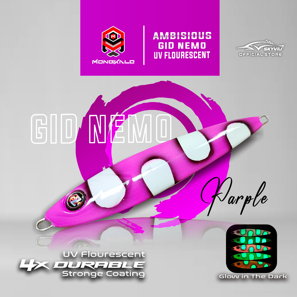 Mongkalo Ambisious noFoil Full-GID Nemo Fluorescent 100 Ungu