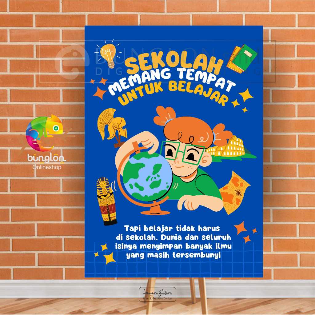 

Poster Sekolah Memang Tempat Untuk Belajar