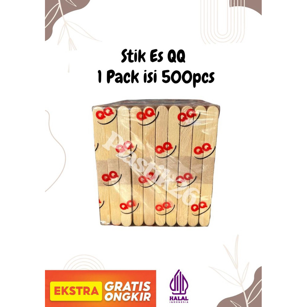 

Stik Es QQ/ Stik Pentol 1 Pack isi 500pcs