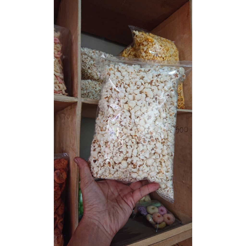 

Jagung Popcorn Rasa Asin Gurih dan Keju Kemasan 200g