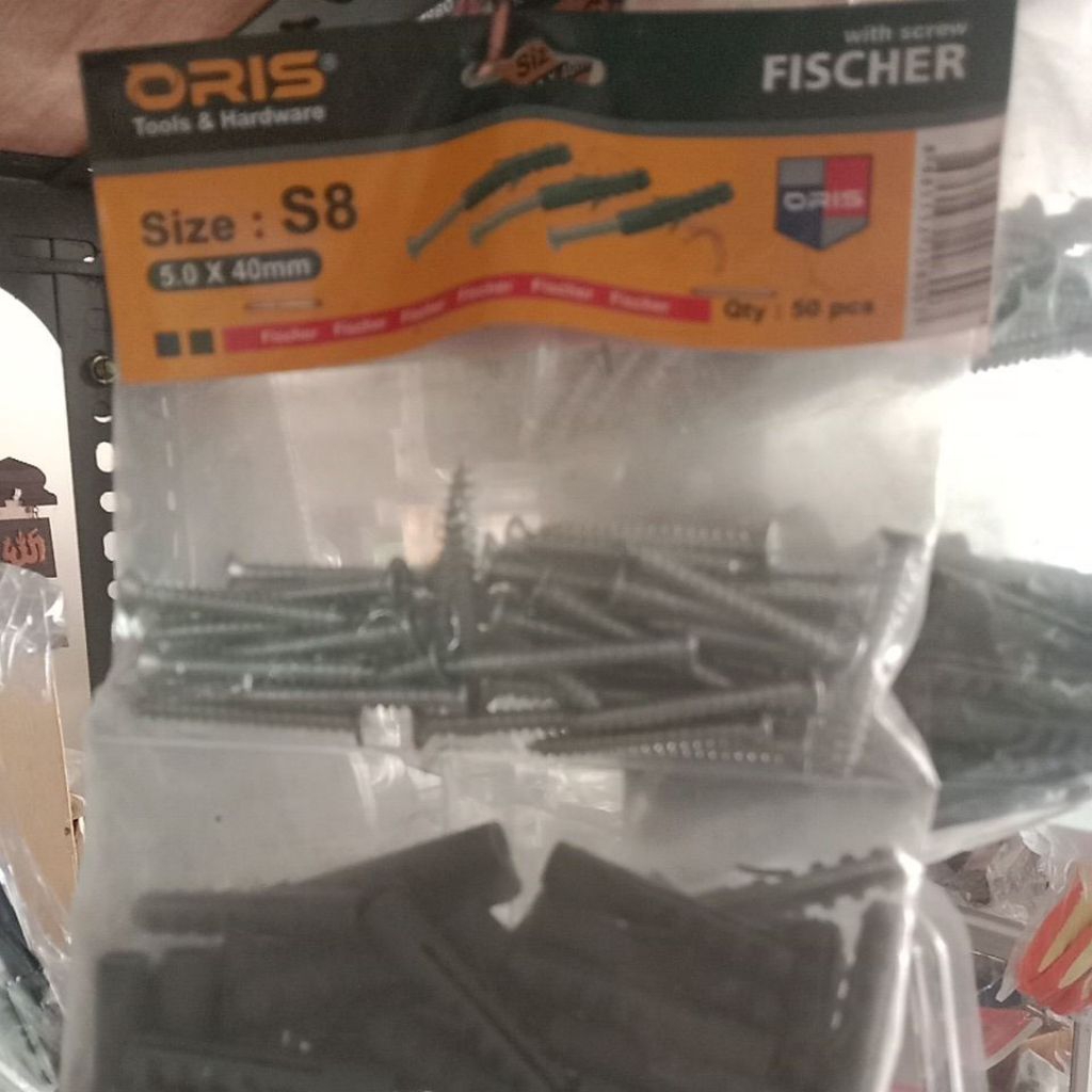 Fisher Sekrup S8 per pcs