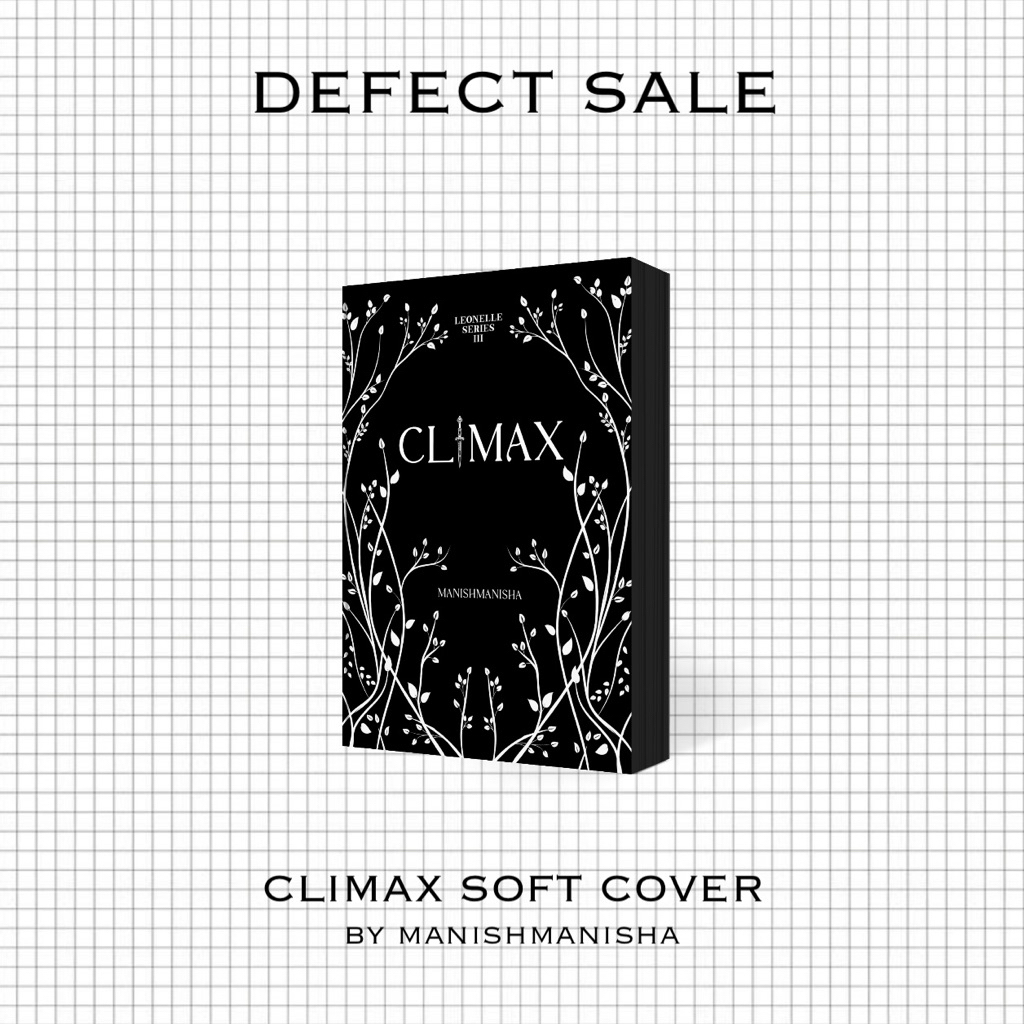DEFECT SALE NOVEL CLIMAX SOFT COVER BY MANISHMANISHA