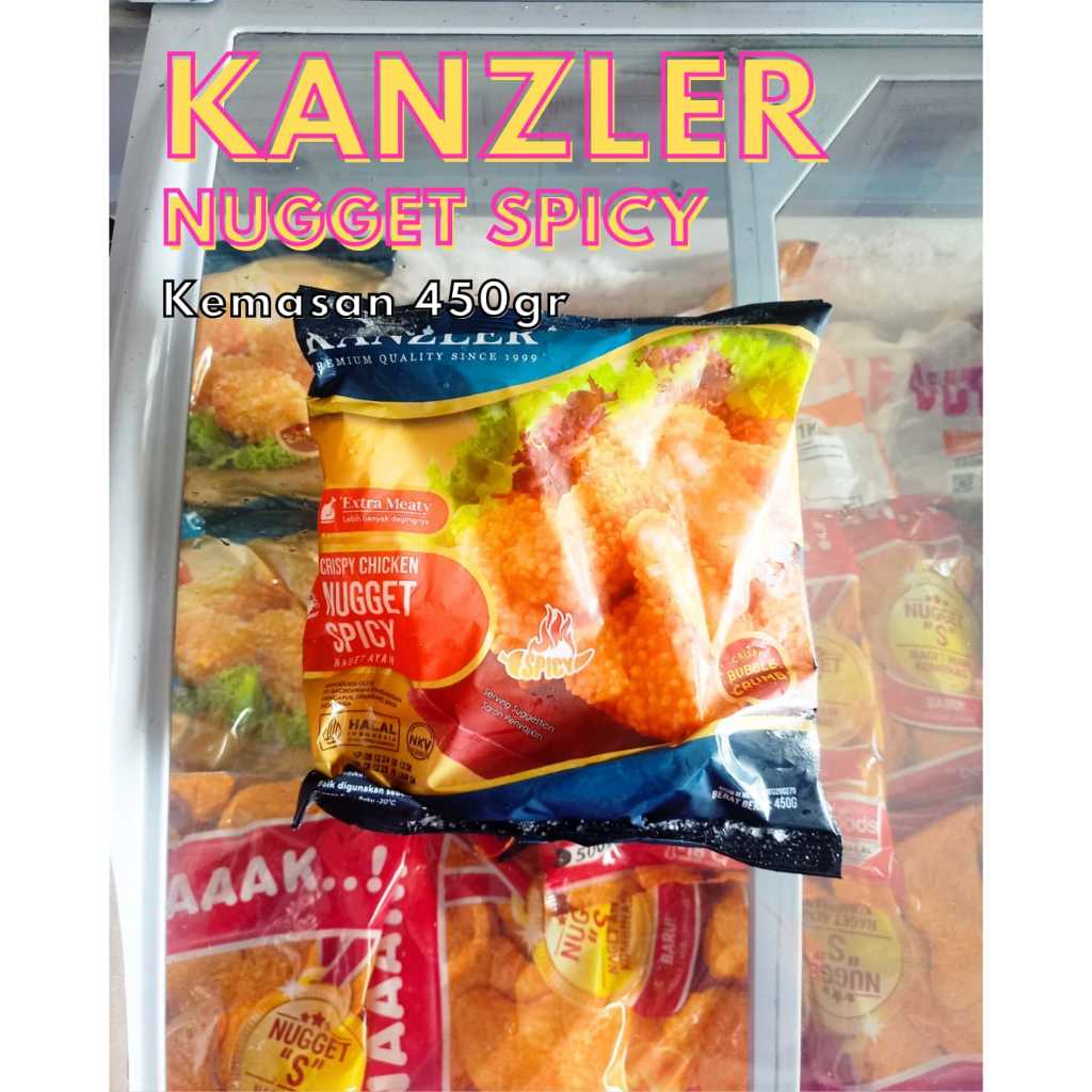 

Frozenfood KANZLER Nugget Ayam Crispy Spicy 450gr