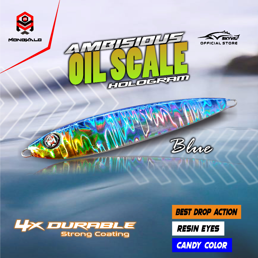 Mongkalo Ambisious Minyak noGID noMotif Candy 80 Biru