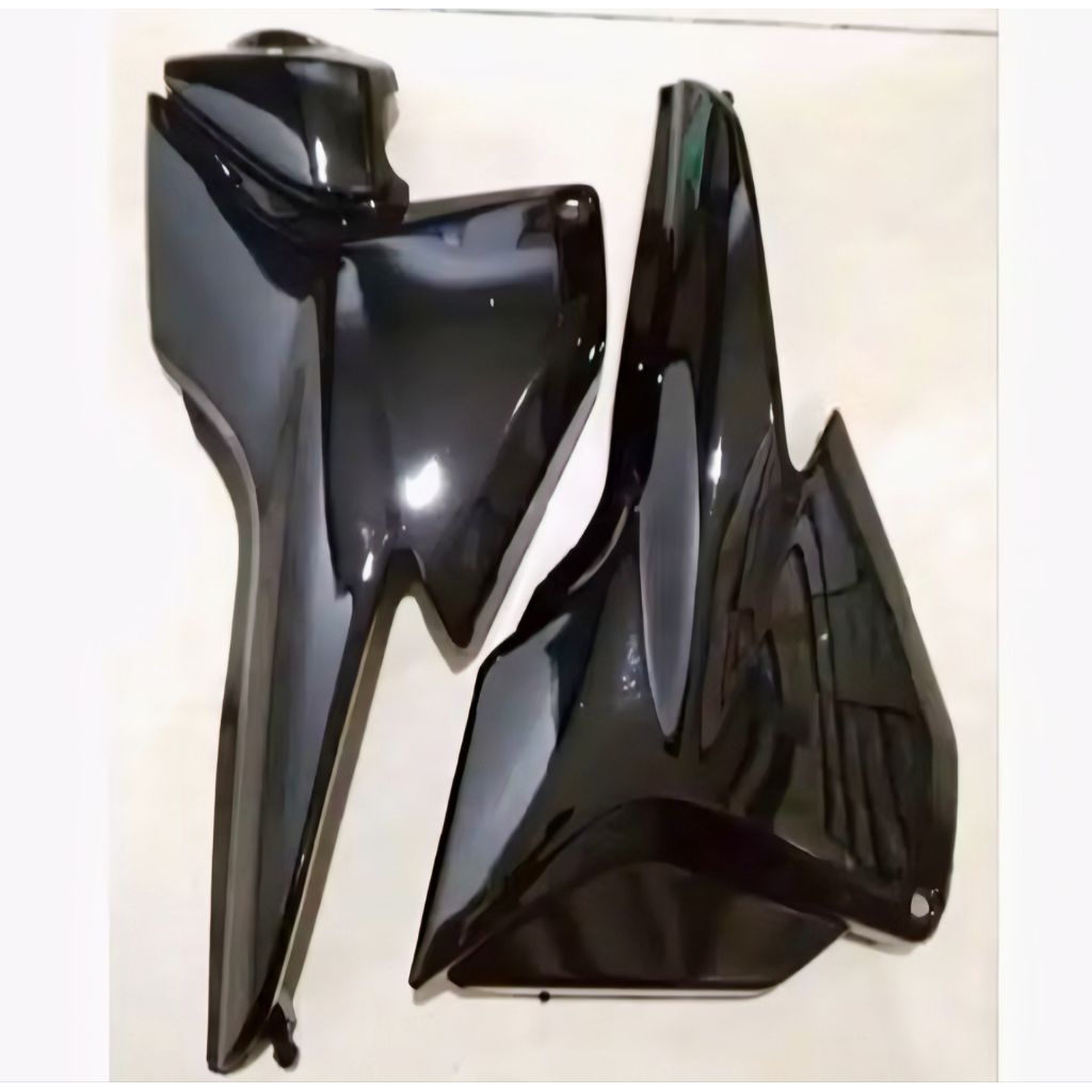 Box Tutup Cover Accu Honda MegaPro New PRIMUS Hitam metalic bahan tebal mirip original