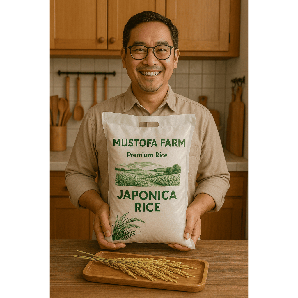 

Beras Jepang Mustofa Farm® Japanese Japonica Rice Beras Sushi Premium