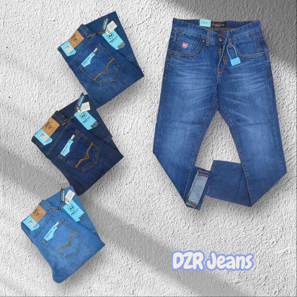 Celana Jeans Premium FAROS Panjang Slim Fit_BahanPremium_viral_celanacowok_celana_pria_brandlocal_lo