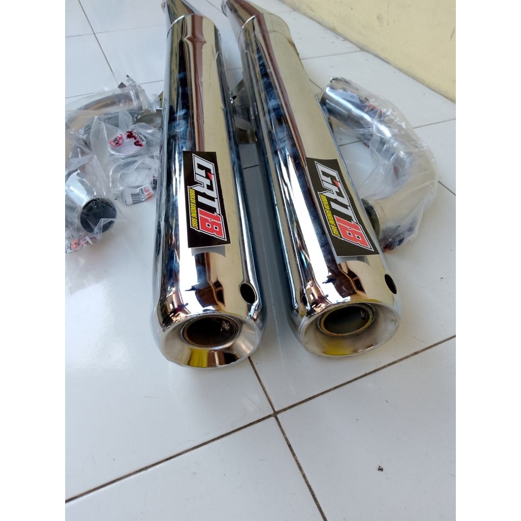 knalpot bobok tipe grt k7031/k28/k18 MOTOR  RX-King, RX-SPESIAL,RX-100