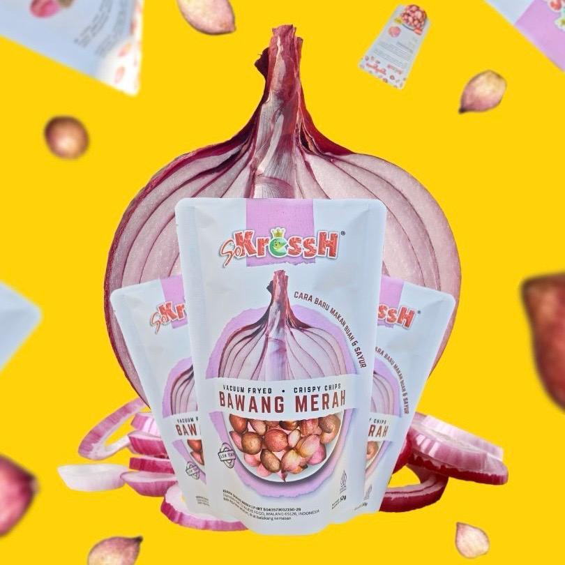 

Keripik Bawang Merah Sokressh 50gr – Gurih Renyah Sehat & Aromatik Keripik Sayur Khas Malang