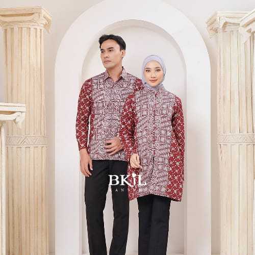 KANTHIL Tunik Batik Couple Seragam Batik Kantor Asmirandah