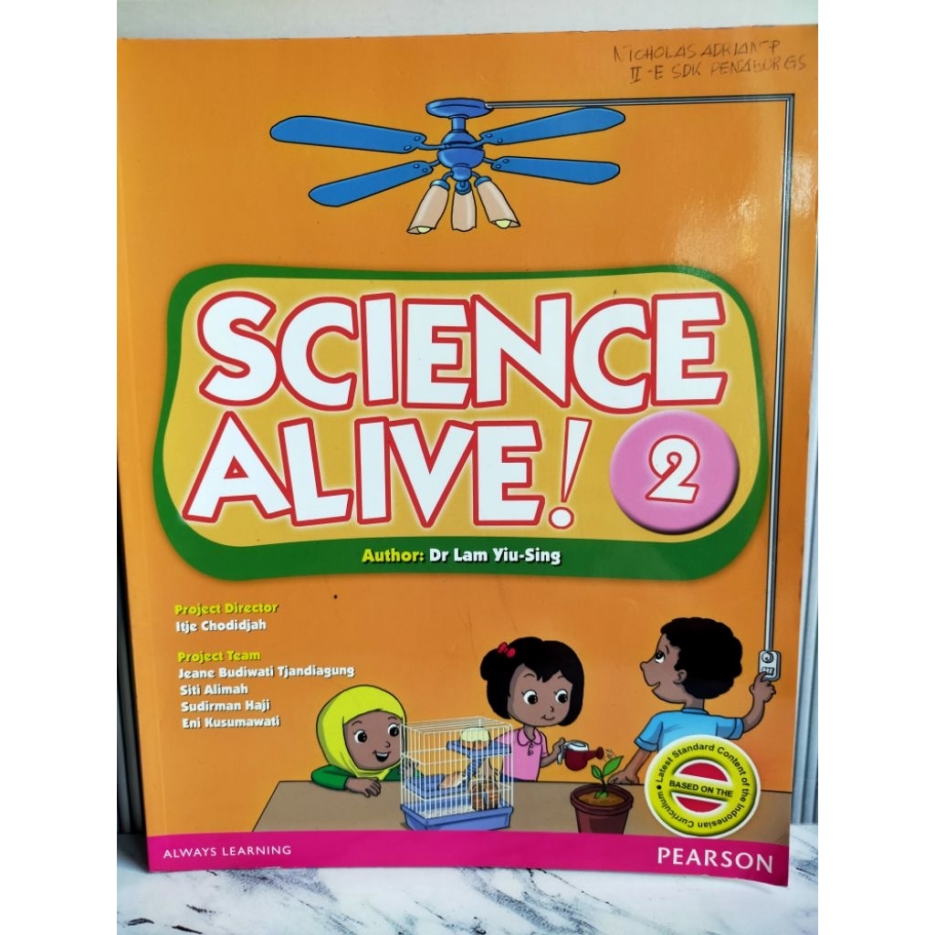 Buku Sekolah Science Alive 2 Second ORI