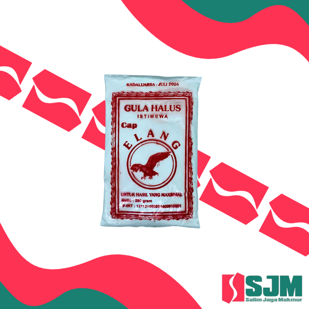 

Elang Gula Halus 250 Gr – Serbaguna untuk Kue, Roti, Pancake, dan Waffle