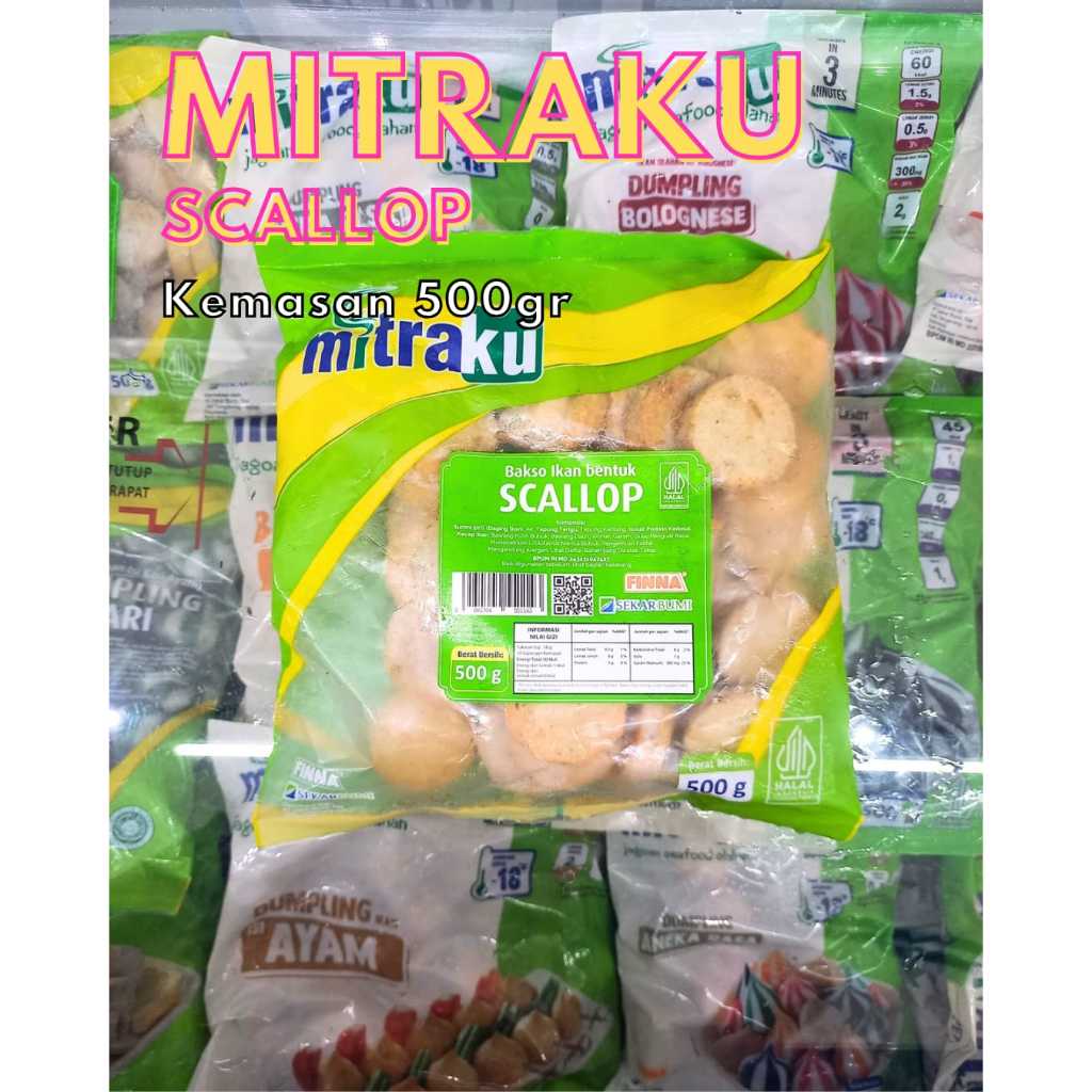 

Frozenfood MITRAKU Scallop 500gr