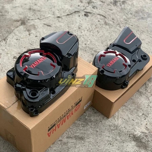 Bak kopling | blok kopling rx king new hitam glosy lis merah