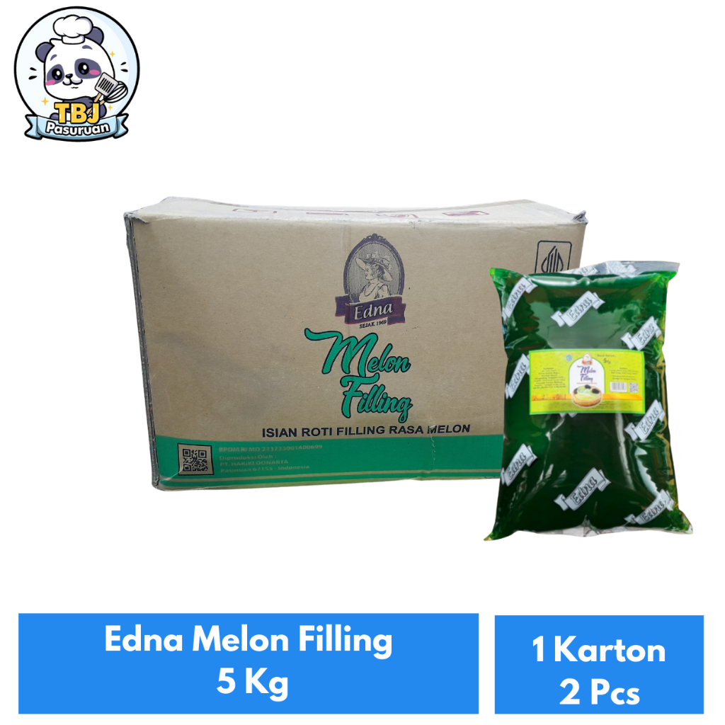 

Edna Melon Filling 5 Kg Kemasan 1 Karton Isi 2 Pcs
