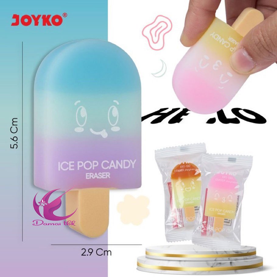 

Penghapus Eraser Joyko Pop Ice Candy ERT-130