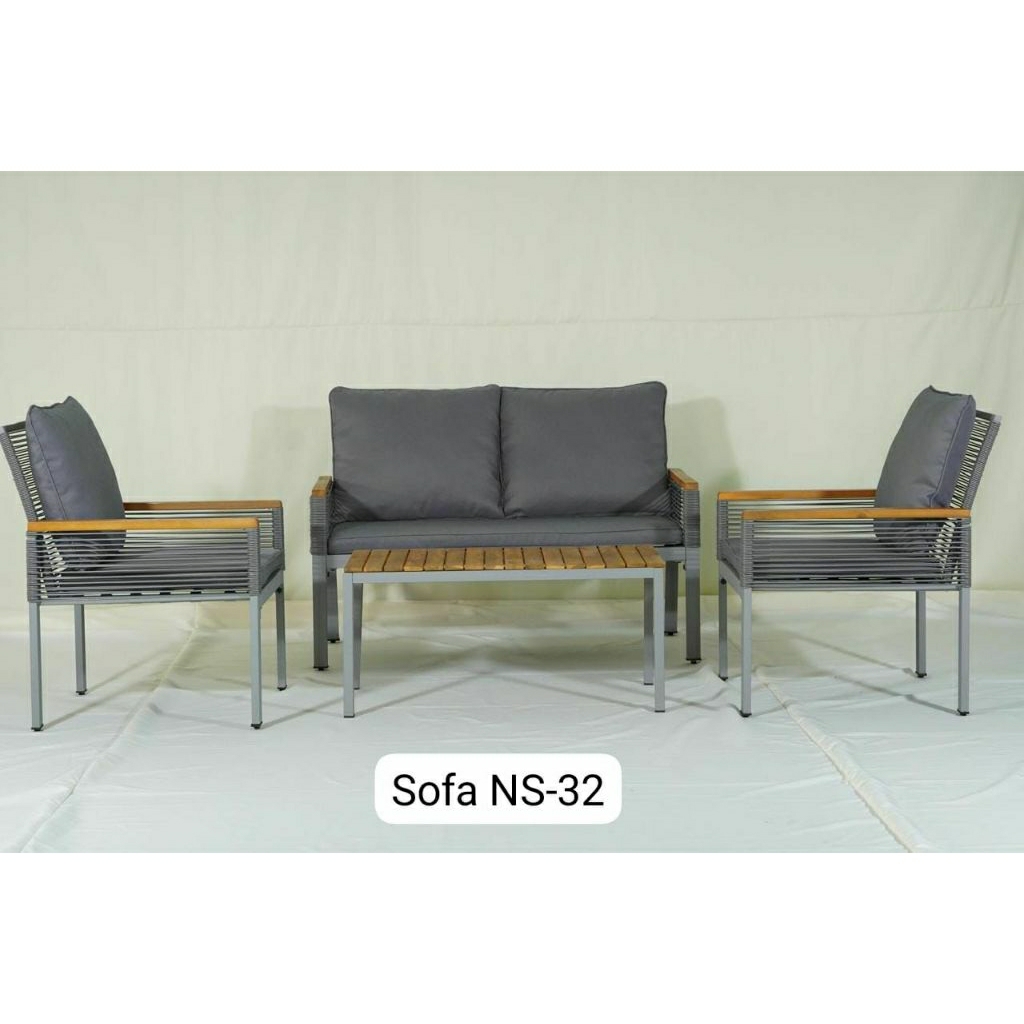Sofa Tamu 211+Meja - Kursi Tamu Kantor - Sofa Murah Minimalis - Kursi Tamu Murah