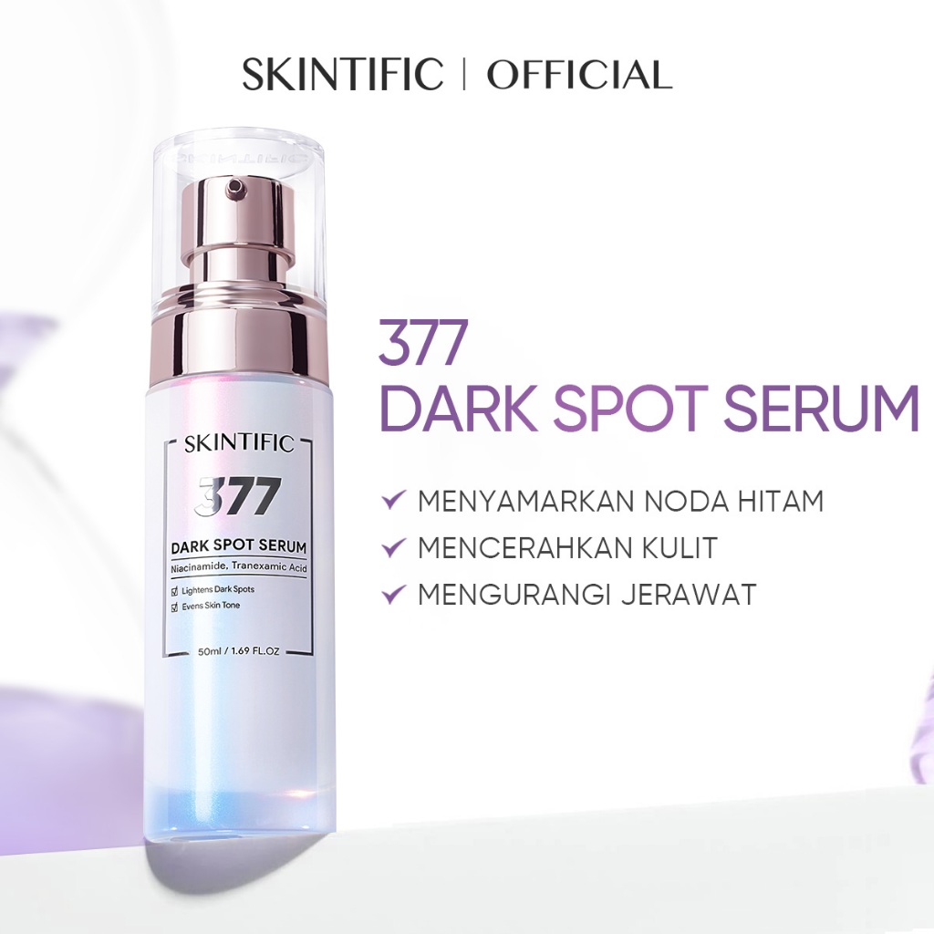 SKINTIFIC - Symwhite 377 Dark Spot Serum 50ml | Niacinamide Serum Mencerahkan Tumpas Komedo Penghila