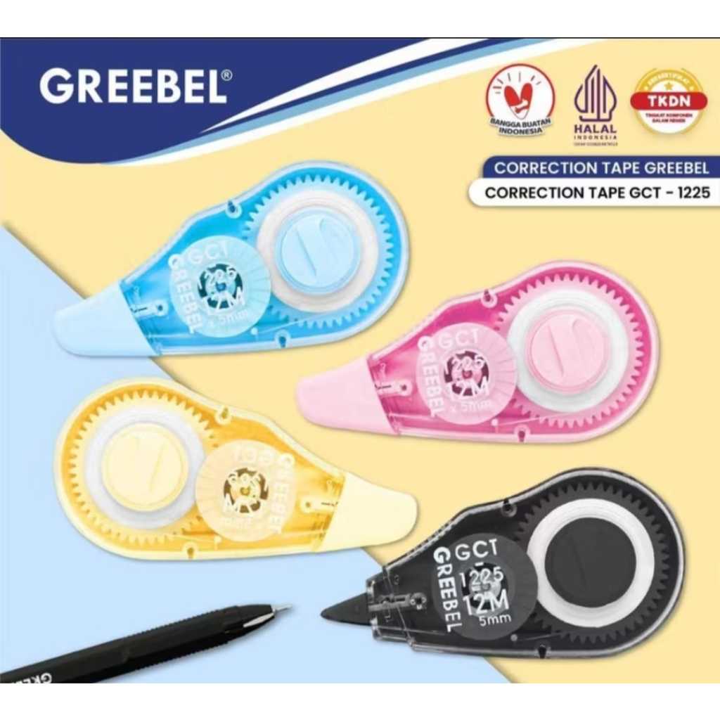 

Greebel Correction Tape/Tip X Kertas GCT-1225