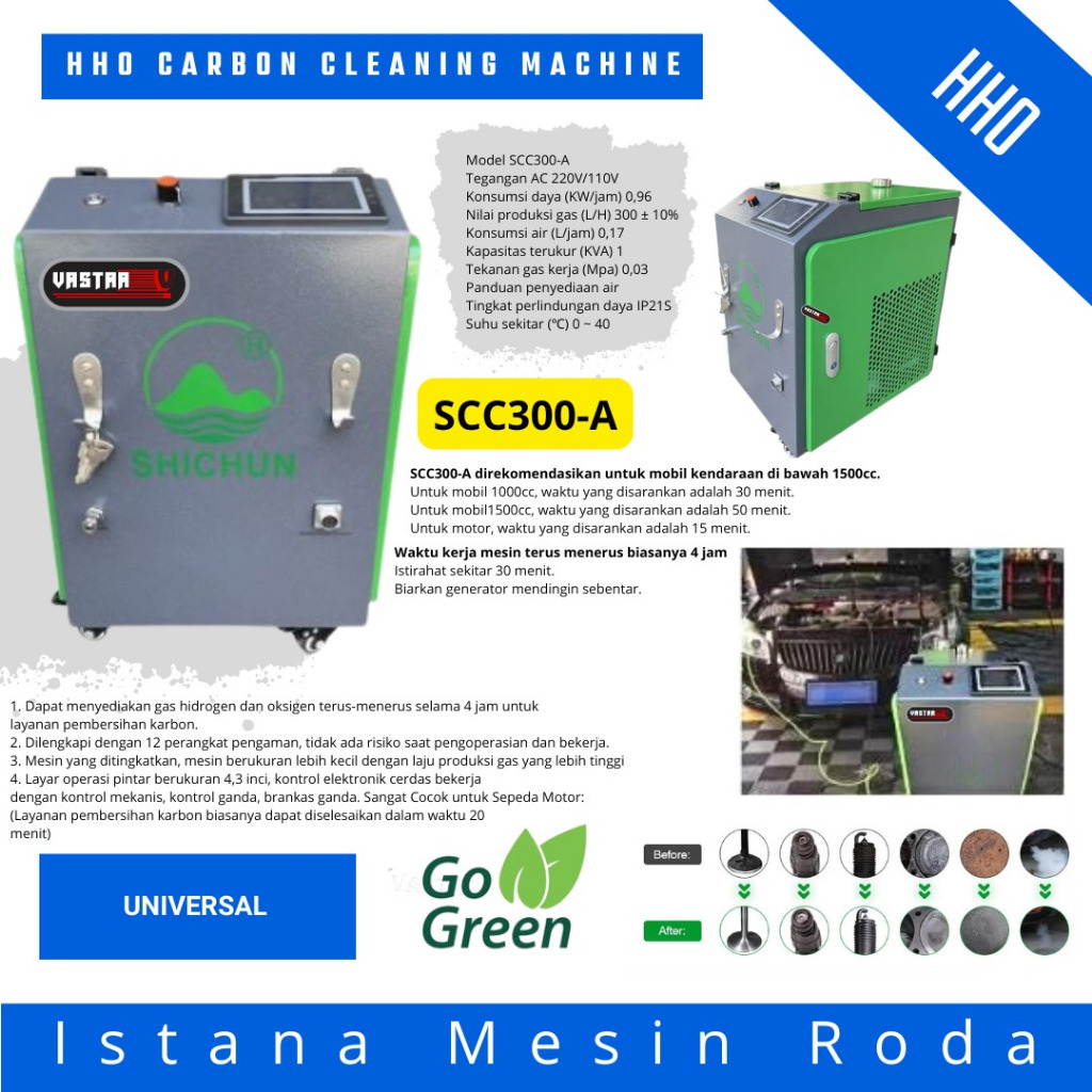 Hydrogen Engine Cleaning Carbon Catalytic Converter Clean Cleaner Machine HHO Decarbonizer Generator